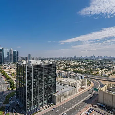 Higuests - Modern Studio With Incredible City Skyline View Dubai Exterior photo